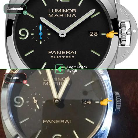 how to spot a fake panerai luminor